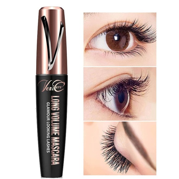4D Pure Silk Fiber Lash Mascara [Ultra Black Volume and Length], Longer & Thick - Picture 3 of 5